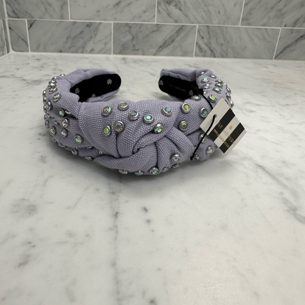 Lele sadoughi lilac woven headband